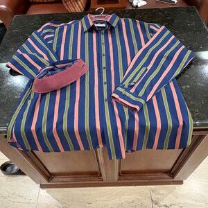 Men’s Long Sleeve Cotton Shirts - Set of 2 SHIRTS Paul Fredrick and LL Bean